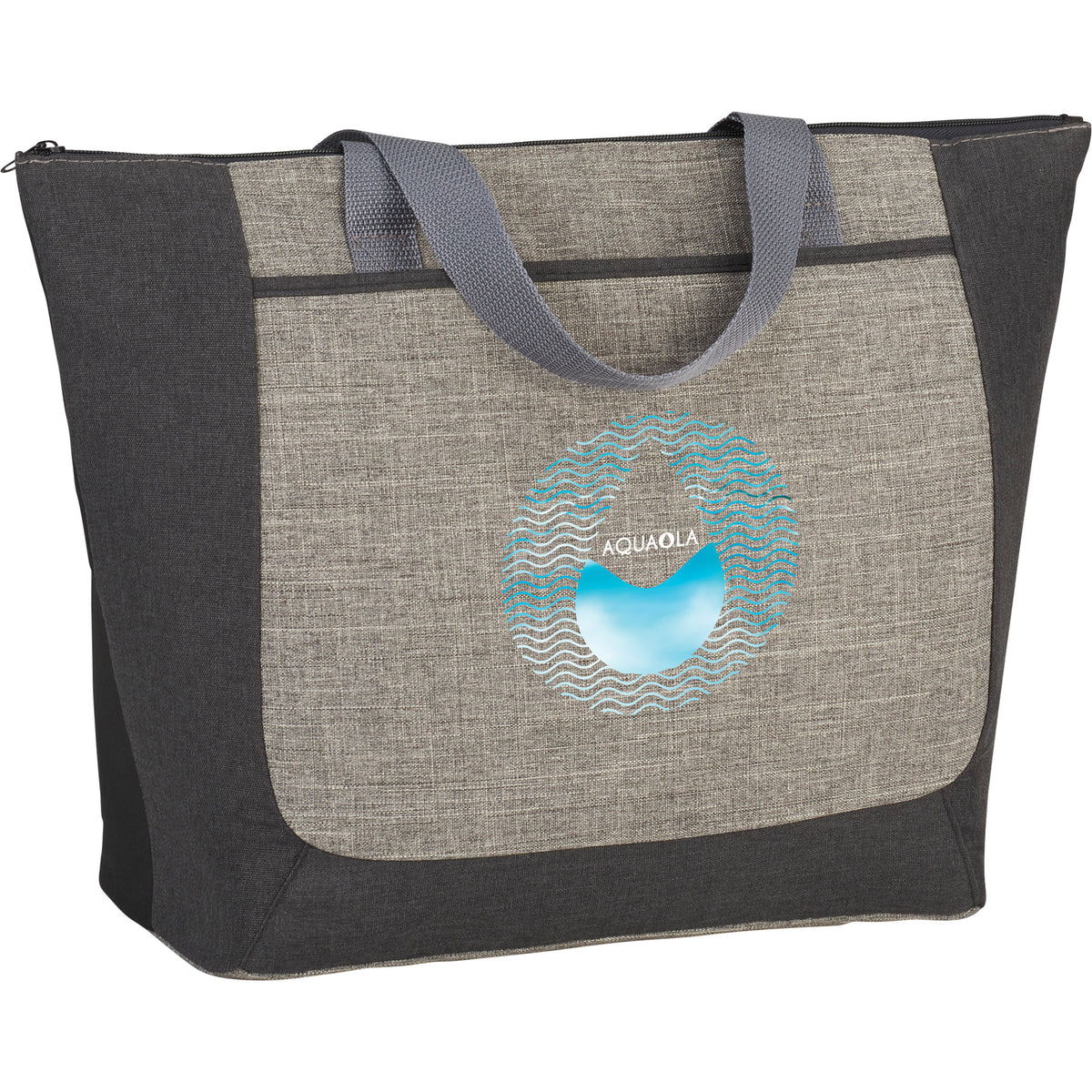 Reclaim Two-Tone Recycled Zippered Tote