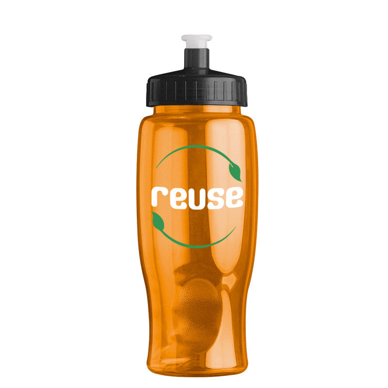 27 oz Poly-Pure Bottle with Push-Pull Lid