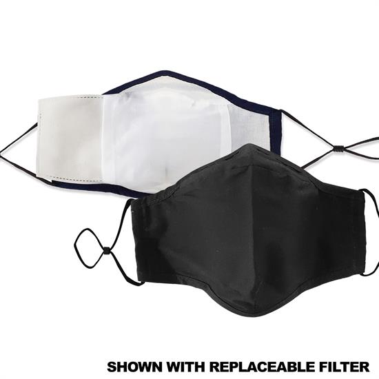 3 Ply Cotton Fitted Mask + Filter