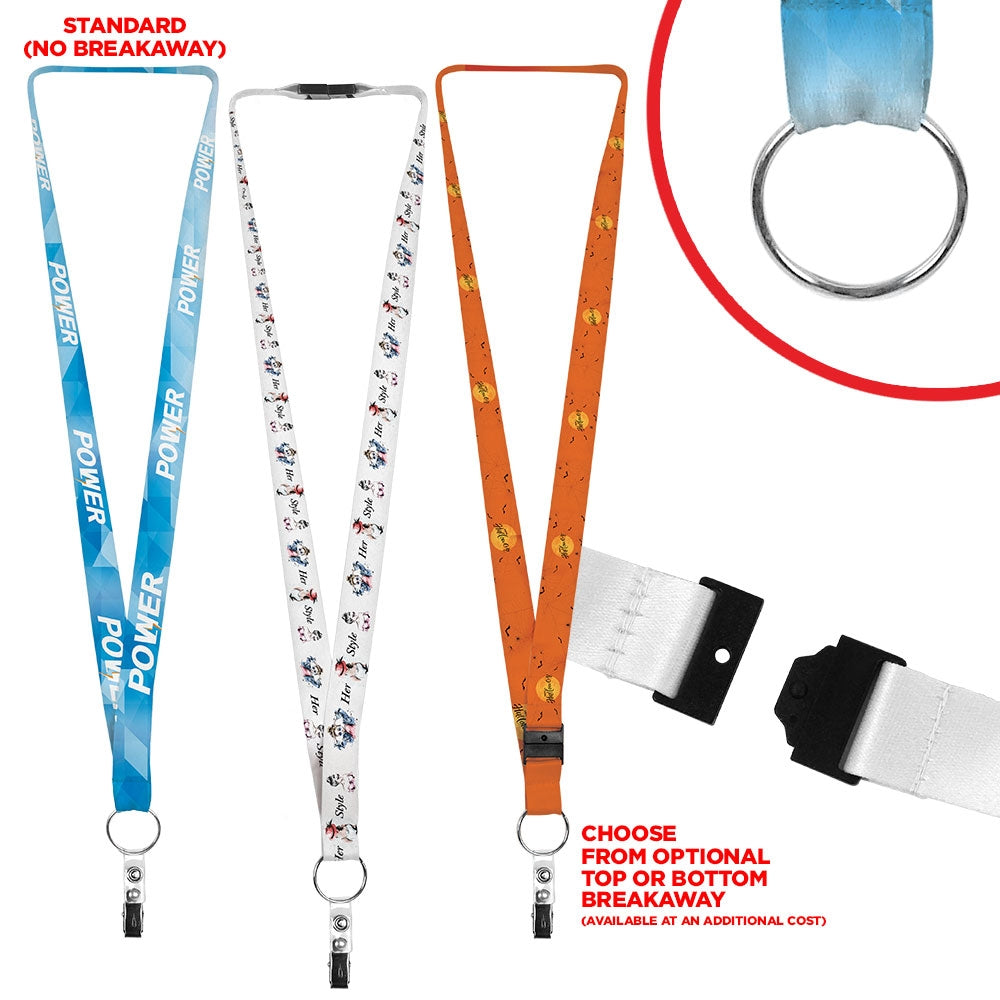 3/4&quot; Sublimated Lanyard